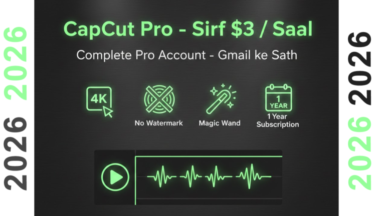 Capcut pro account free