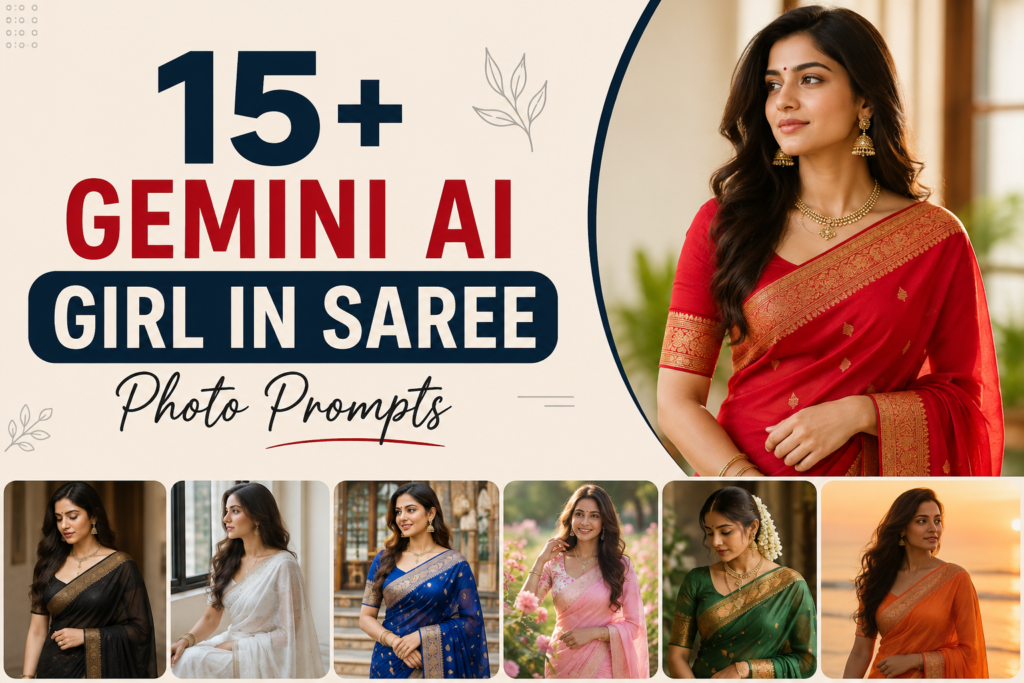 15+ Prompt For Gemini Ai Girl in Saree